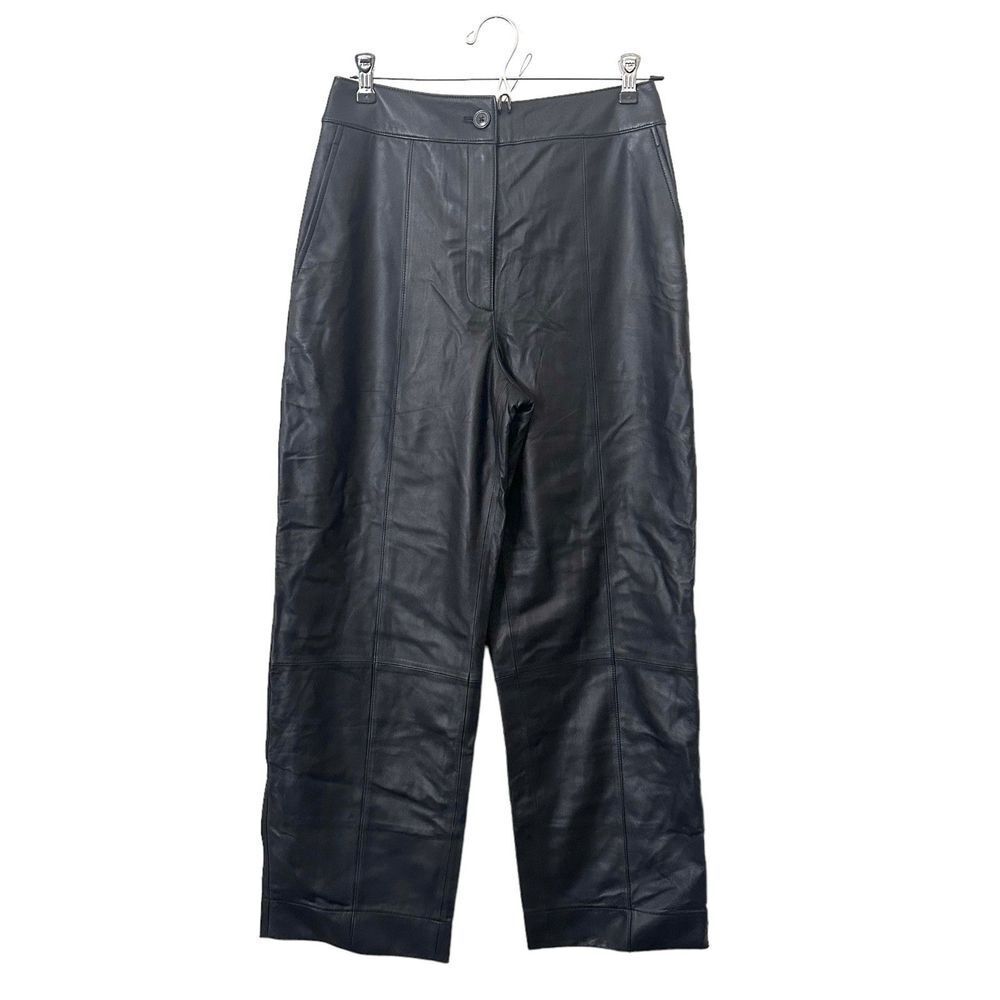 JASON WU Leather Straight Leg Pant NWOT Sz 4